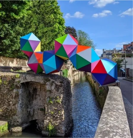 IKOSA, 2020, Parcours de sculptures à Évreux
